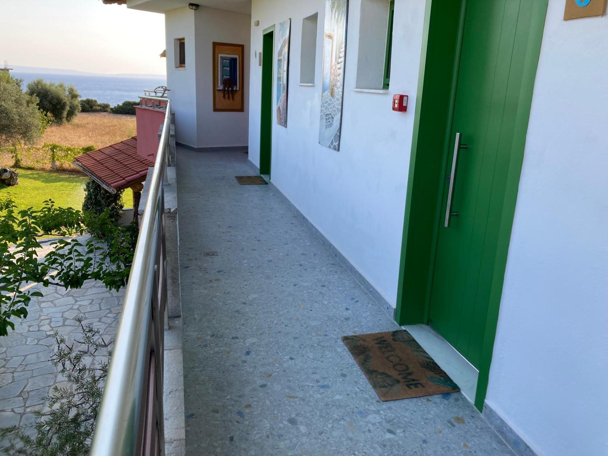 Marianna Sea View Afitos Apartamento Exterior foto